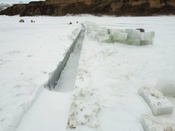 На реке Кия проведены работы по обеспечению безопасности