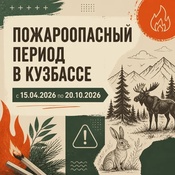 С 15 апреля по 20 октября в Кузбассе действует пожароопасный период. ⁣