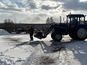 Продолжаем активные работы по борьбе с наледью